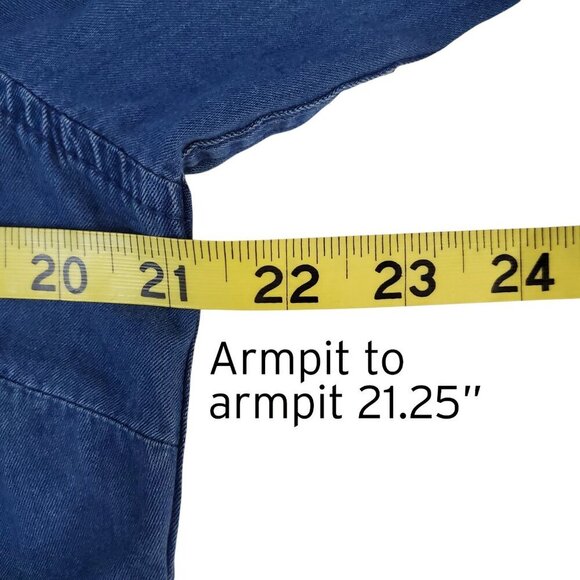 Old Navy Chambray Lightweight Denim Shirtdress Size M - Picture 9 of 12